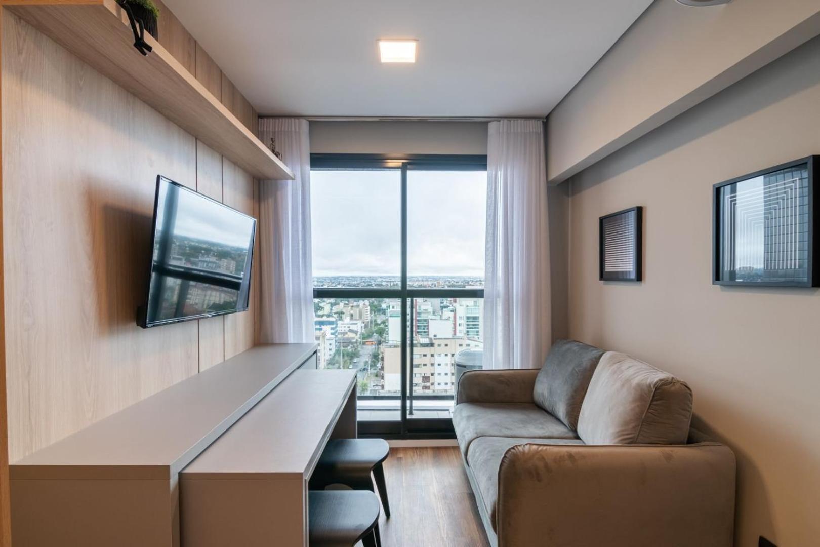Apartment Vibe Batel - Proximo De E Super Moderno